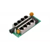 PoE įpurškiklis Extralink Gigabit 4 prievadai, 4x 1000Mb/s RJ45, 48V, mėlynas/juodas
