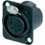 Neutrik NC5FD-LX-B Juodas Priedas Ryšiui