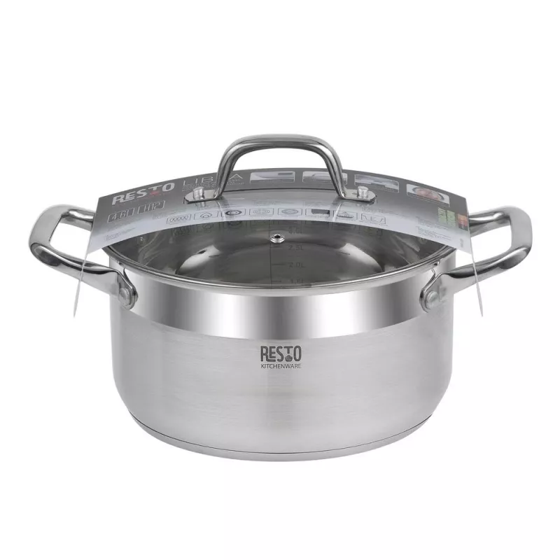 Resto Kitchenware Libra 4.6 L Apvalus nerūdijantis plienas