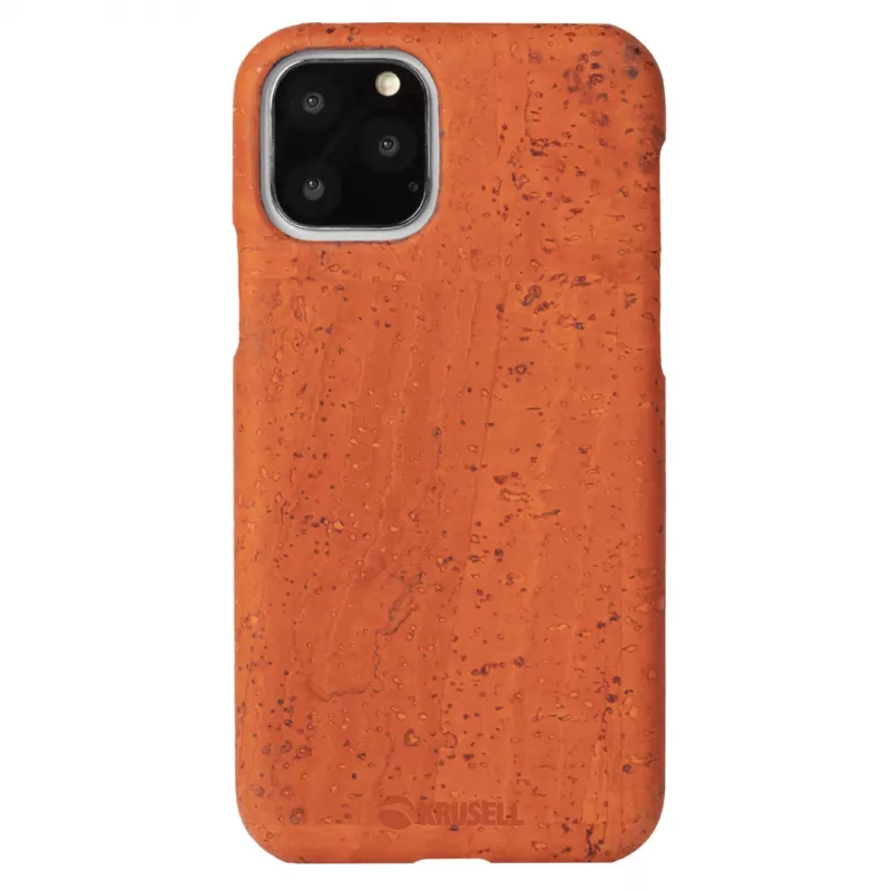 Krusell Birka apsauginis dėklas Apple iPhone 11 Pro Max – rūdžių spalvos