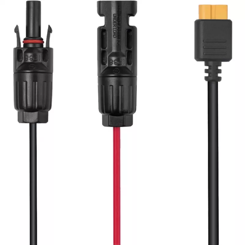 Įkrovimo laidas EcoFlow LMC4-XT60I-3.5M juodai raudonas