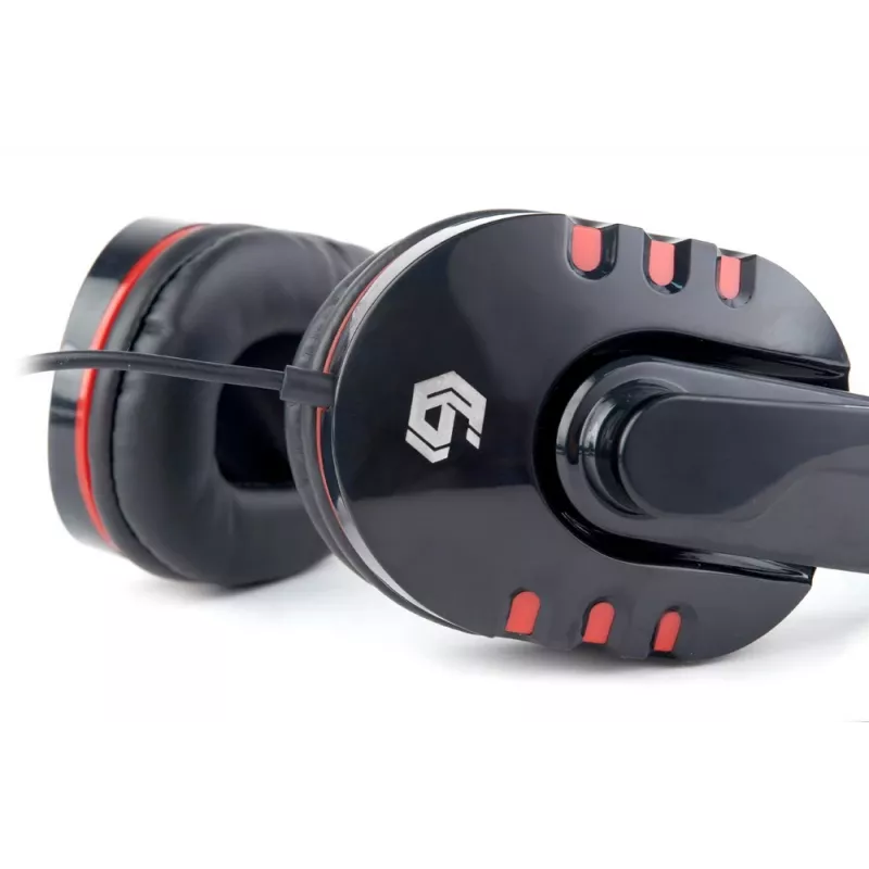 Gembird GHS-402 ausinės / headset Laidinės galvos juosta Žaidimų Juoda