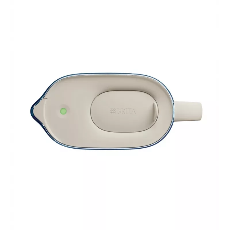 BRITA Style Essential vandens filtro ąsotis, 2,4 L talpa (1,4 L filtruoto), MAXTRA, atverčiamas dangtelis, smėlio spalvos