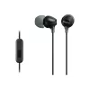 Sony MDR-EX15AP laidinės ausinės, 8–22000 Hz, skambučiams/muzikai, 3 g, juodos