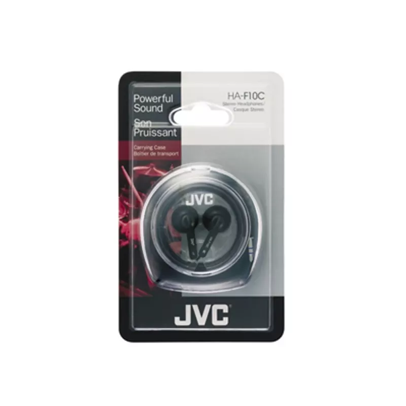 JVC HA-F10C Ausinės Laidinės Į ausis Muzika Juodos