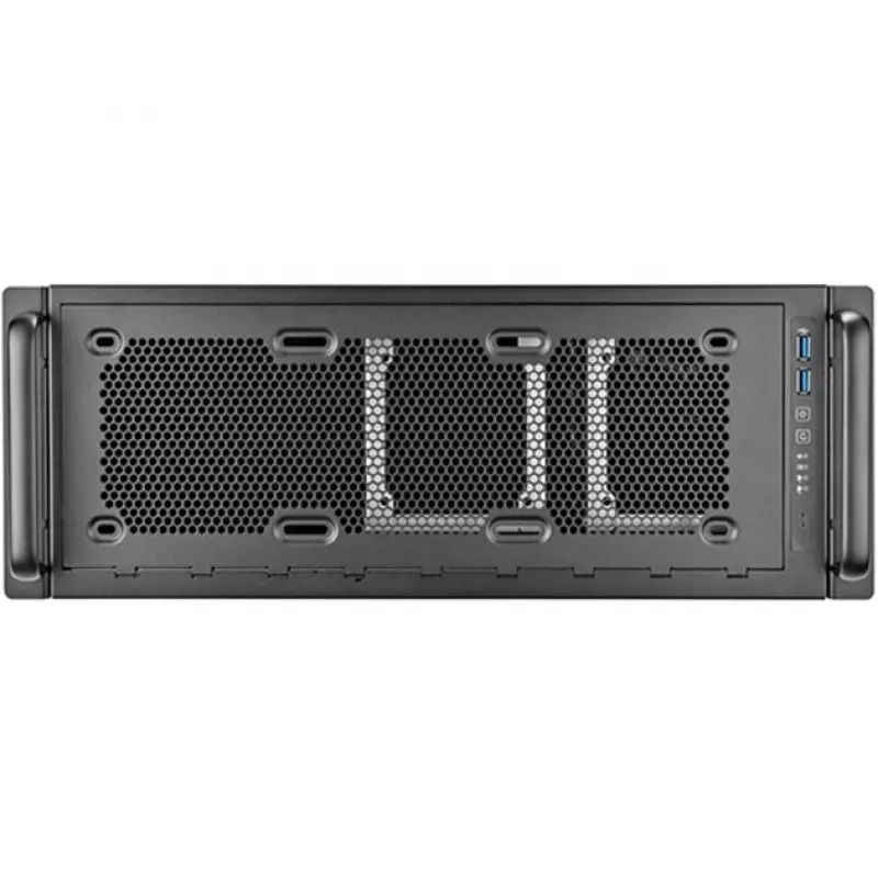 Rackmount korpusas 4U SILVERSTONE RM45-360 – 4U važiuoklė, tinka ATX pagrindinėms plokštėms, stelažinis