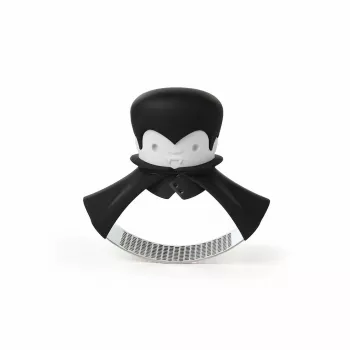 Stalinis česnakų spaudėjas Ototo Design Rockula plastikas nerūdijantis plienas juoda balta