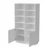 Laikymo spinta Cama Meble LIVERTI knygų lentyna 100×420×1705 mm balta