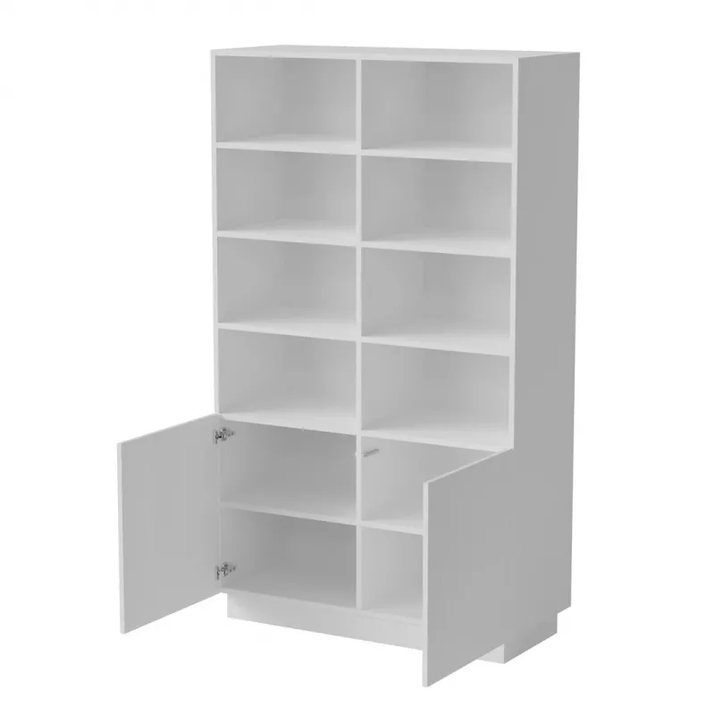 Laikymo spinta Cama Meble LIVERTI knygų lentyna 100×420×1705 mm balta