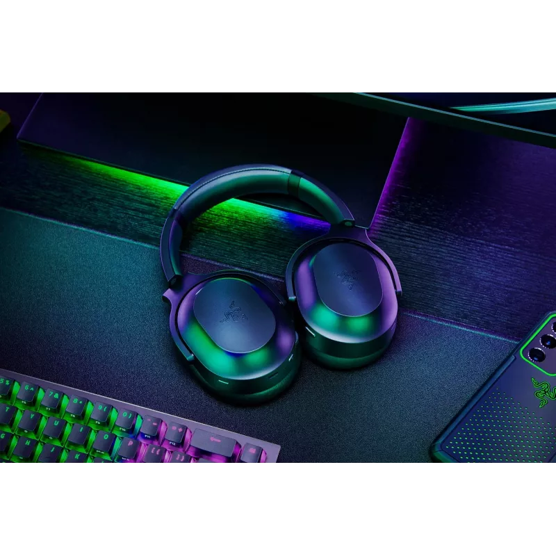 Razer Barracuda Pro ausinės laidinės ir belaidės žaidimų ausinės USB Type-C Bluetooth juodos