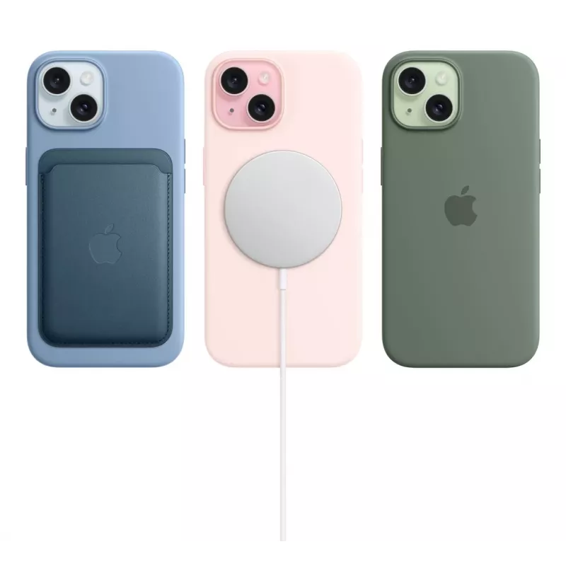 Apple iPhone 15 15,5 cm (6,1 colio) dviejų SIM iOS 17 5G USB Type-C 128 GB Juoda