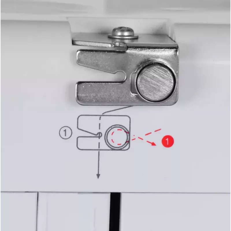 Pusiausiu automatinė siuvimo mašina SINGER M1005 — 11 siūlių, 4 mm dygsnio plotis, viršutinė užmetimo ritė, laisva rankovė, 2,5 kg