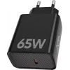 Greitasis PD65W USB-C įkroviklis nešiojamiesiems kompiuteriams ir išmaniesiems telefonams REBELTEC H1065