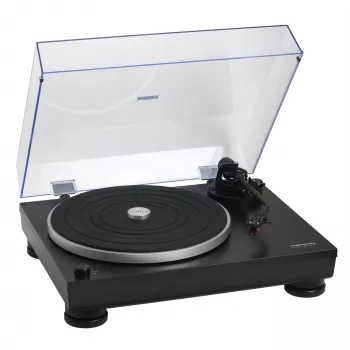 Audio-Technica AT-LP5X plokštelių grotuvas su tiesiogine pavara, juodas