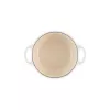 Le Creuset Signature apvalus kepimo indas baltas 20 cm