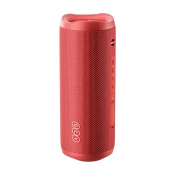 Nešiojamas belaidis garsiakalbis QCY SP7 raudonas – Bluetooth 5.0, kompaktiškas dizainas