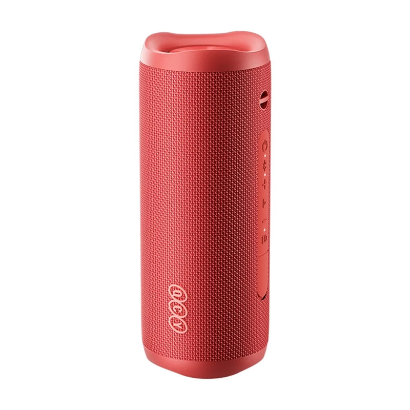 Nešiojamas belaidis garsiakalbis QCY SP7 raudonas – Bluetooth 5.0, kompaktiškas dizainas