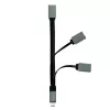 USB-C 3.1 3 prievadų USB šakotuvas