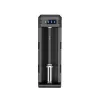 XTAR SC1 vieno lizdo USB-C įkroviklis Li-ion 18650 baterijoms, juodas
