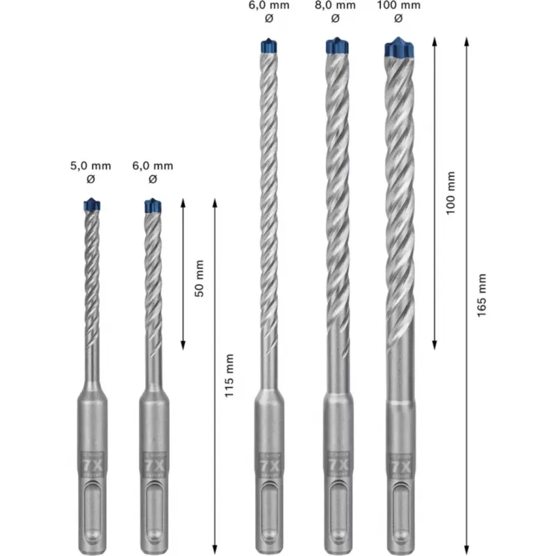 Grąžtas Bosch 2608900197, HSS metalo grąžtas, 3 mm skersmuo