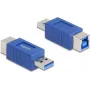 DeLOCK 67217 Lyties keitiklis USB Type-A į USB Type-B mėlynas