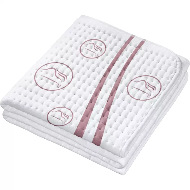 Šildomas paklotas Beurer UB 90, 80 x 150 cm, baltas