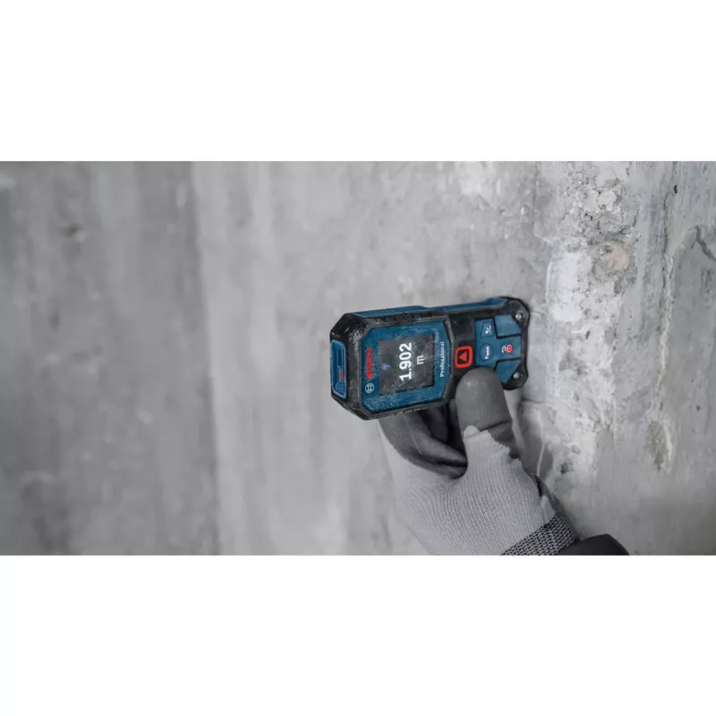 Lazerinis atstumo matuoklis GLM 40-31 Professional (mėlyna/juoda, diapazonas 50 m, raudona lazerio linija)
