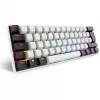 Klaviatūra Sharkoon SGK50 S4 60% balta RGB LED QWERTZ vokiškas išdėstymas USB
