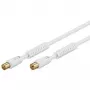 Wentronic 27718 Koaksialinis kabelis baltas