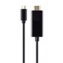 Vaizdo kabelio adapteris Gembird A-CM-HDMIM-01, USB-C / HDMI, 2 m