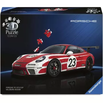 3D dėlionė Ravensburger Porsche 911 „Salzburg Edition“ – modelio rinkinys kolekcinis (Ravensburger 12008038)