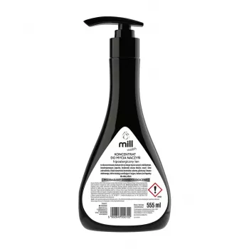 Indų plovimo balzamas Mill Hip alerginis Linas 555 ml - švelni formulė