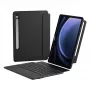 Klaviatūros dėklas su jutikline dalimi Inateck N0064, skirtas Samsung Galaxy Tab S10 FE/S9 FE/S9, juodas