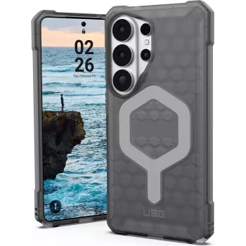 UAG Urban Armor Gear Essential Armor dėklas su magnetiniu moduliu | Samsung Galaxy S26 Ultra | pelenų pilka permatoma | 214532113131