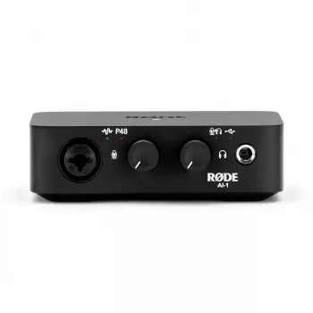 RODE AI-1 USB garso sąsaja A-A išankstinis stiprintuvas 24 bit 96 kHz Juoda