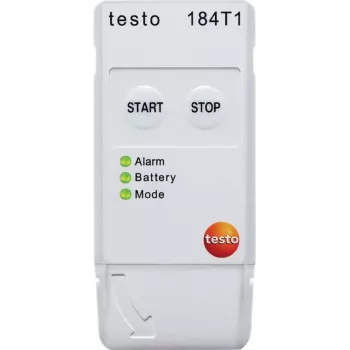 TESTO 184 T1 temperatūros duomenų registratorius, 16000 išmatuotų verčių, -35…+70 °C, 0,1 °C (0572 1841)