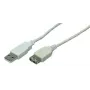 USB kabelis LogiLink 2 m USB 2.0 USB A pilkas