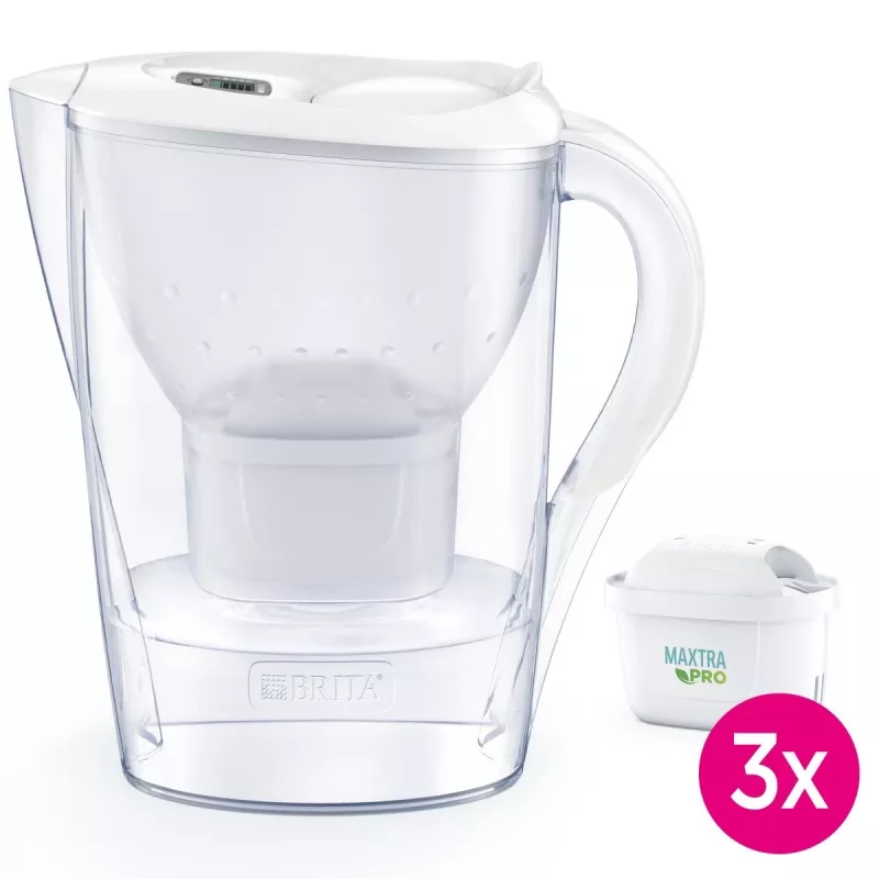 Brita Marella+ 3 kasečių PRO White 2.4 balta