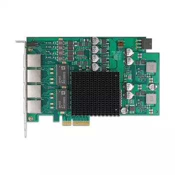 Tinklo plokštė DELOCK PCI Express x4 Gigabit LAN 4xRJ45 PoE+