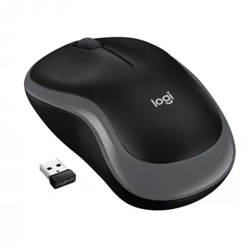 Belaidė optinė pelė Logitech M185, pilka, ambidekstrinė 910-002238