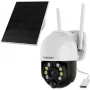 IP stebėjimo kamera Foscam B4 Dome 4 MP (2560×1440), Wi‑Fi 2,4 GHz, IP65, Saulės baterija + 5000 mAh, 355° pasukimas, 90° pakreipimas