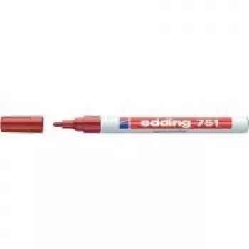 Dažų žymeklis Edding 750 raudonas, antgalis 2–4 mm, nuolatiniai dažai