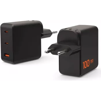 UAG Urban Armor Gear SRGE GaN sieninis įkroviklis | 100W | PD | 2x USB-C / 1x USB-A | juodas | 9B443811V4040