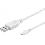 Microconnect USBABMICRO0,30W USB laidas USB 2.0 0.3 m USB A Micro-USB B Baltas