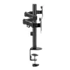 Sieninis laikiklis dviems monitoriams SBOX LCD-352/2-2, 13–32 colių, dvi rankos, 2×8 kg, VESA 100×100