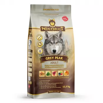 Sausas šunų ėdalas Wolfsblut Grey Peak Goat su saldžiomis bulvėmis 12,5 kg