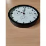 NeXtime klok 2635zw orų stotelė, Ø34 cm, sieninė, juoda