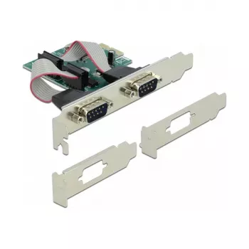 DeLOCK PCI Express x1 kortelė su 2 RS-232 nuosekliaisiais prievadais