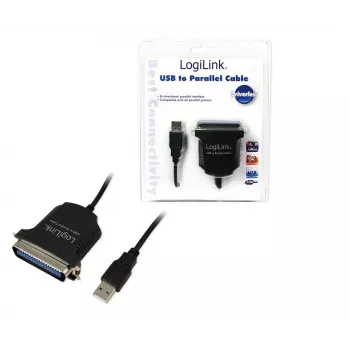 LogiLink AU0003C keitiklis USB 2.0 A – IEEE1248 juodas