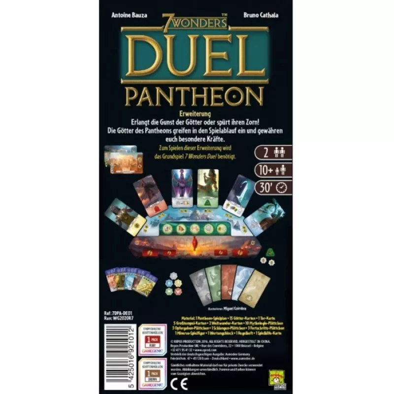 7 Wonders Duel – Pantheon, stalo žaidimo plėtinys